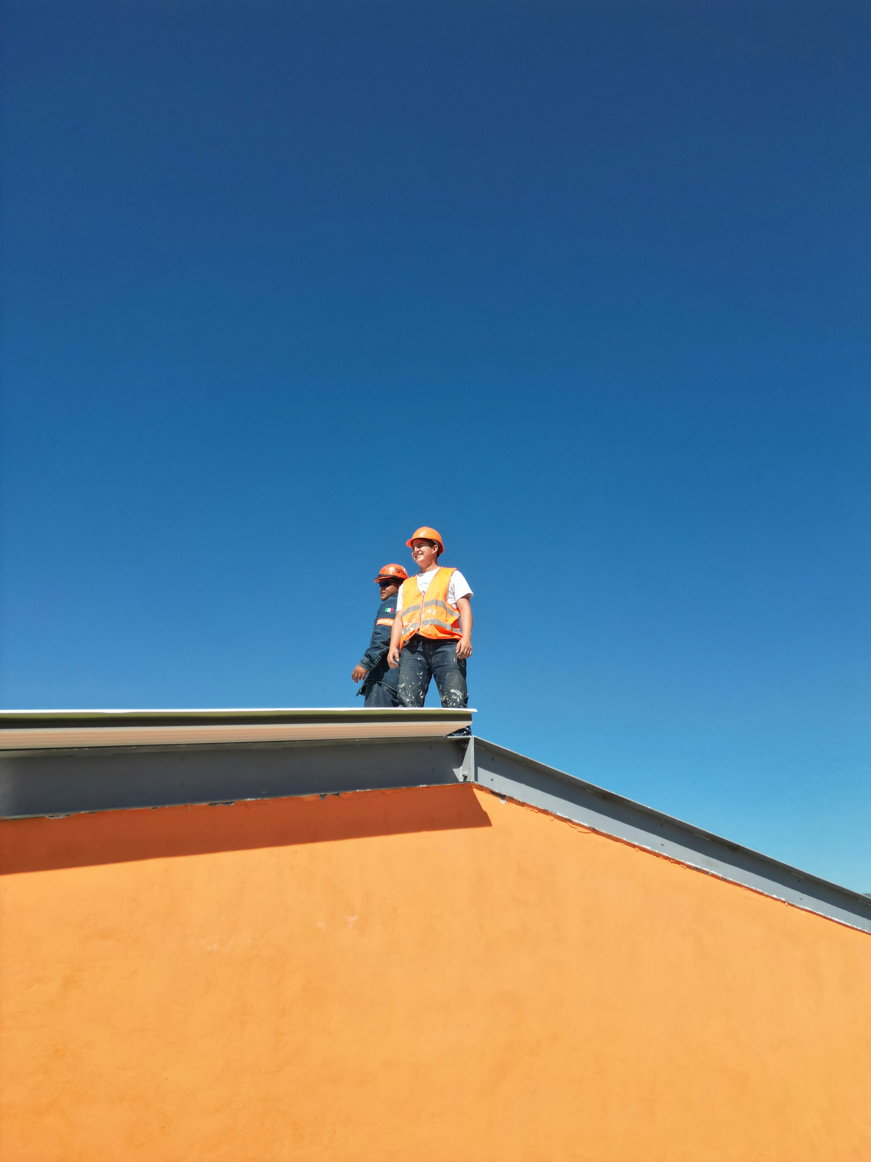 Professional roofing work